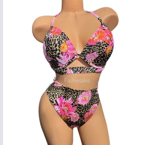 Victorias Secret Swim Push Up Padded Underwire Bikini top & Bottom Set - Picture 3 of 6